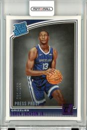 2018-19 Panini Donruss  Jaren Jackson Jr. Rated Rookie Press Proof Purple Parallel 031/199