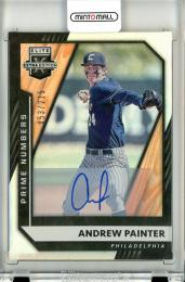2021 Panini Elite Extra Edition  Andrew Painter Prime Numbers Autogrph 053/215