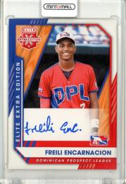 2021 Panini Elite Extra Edition  Freili Encarnacion Dominican Prospect League Autograph