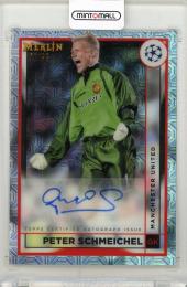 2022-23 TOPPS Merlin UEFA Peter Schmeichel Autographs Mojo Refractors #ACPS【70/99】 Manchester United