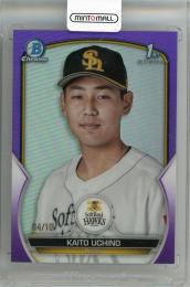 2023 BOWMAN NPB 内野海斗 Purple Refractor【04/10】 福岡ソフトバンクホークス