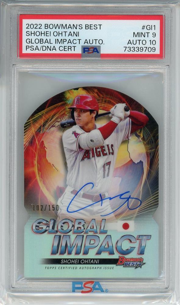 ミントモール / MINT 梅田店 / 2022 TOPPS Bowman's Best Shohei Ohtani Autograph【102/150】【PSA9  MINT、AUTO10】