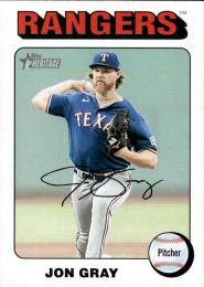 2024 Topps Heritage MLB #66 Jon Gray【White Border/パラレル】レギュラーカード