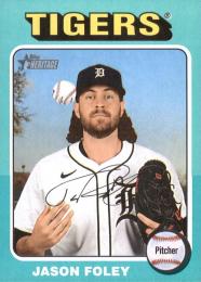 2024 Topps Heritage MLB #718 Jason Foley【Aqua Border/パラレル】レギュラーカード