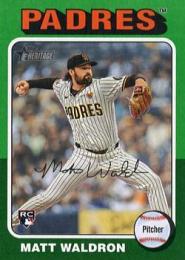 2024 Topps Heritage MLB #604 Matt Waldron【Green Border/パラレル】レギュラーカード RC