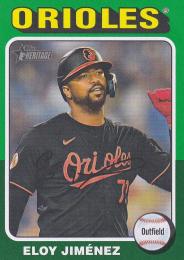 2024 Topps Heritage MLB #708 Eloy Jimenez【Green Border/パラレル】レギュラーカード