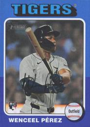 2024 Topps Heritage MLB #698 Wenceel Perez【Dark Blue Border/パラレル】レギュラーカード RC