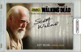 【コンディション難あり】2016 CRYPTZONIC Walking Dead Season 4 Part 1 Hershel Greene Scott Wilson Autograph SW2