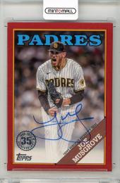 2023 TOPPS Joe Musgrove 1988 Topps Autographs Red #88BAJM【08/25】 San Diego Padres