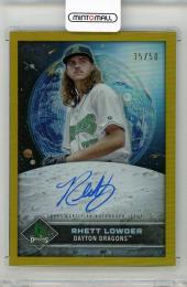 2024 TOPPS Pro Debut Rhett Lowder Future Cornerstones Autographs Gold Foil #FCARL【35/50】 Dayton Dragons