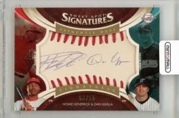 2006 UPPER DECK Sweet Spot Update Howie Kendrick/Dan Uggla Dual Signatures #SS2HD【53/55】《ふちにダメージなどあり》 Los Angeles Angeles/Florida Marlins