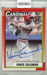 2025 Topps Series 1	Vince Coleman	Autograph