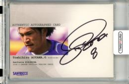2008 Jリーグオフィシャルトレーディングカード 青山敏弘 直筆サインカード【40/90】《裏面汚れ有り》 サンフレッチェ広島