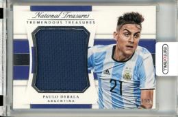 2018 Panini National Treasures Soccer Paulo Dybala Material Treasure【90/99】 Argentina