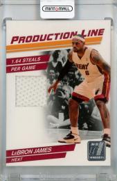 2010-11 Donruss LeBron James Production Line Materials #85【195/399】 Miami Heat