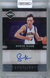 2011-12 Limited Steve Nash Signatures Silver Spotlight #13 Auto ※白かけあり【08/10】 Phoenix Suns
