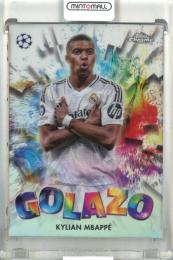 2024-25 Topps Chrome Uefa Competition Kylian Mbappe Golazo Real Madrid
