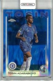 2024-25 Topps Chrome Uefa Competition Tosin Adarabioyo Base Blue Lava Refractor Parallel【111/150】 Chelsea Fc
