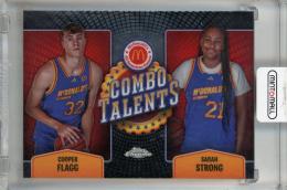 2024 Topps Chrome McDonald’s All American Cooper Flagg/Sarah Strong Combo Talents #COT-COP East