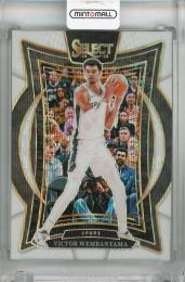 2024-25 Panini Select Victor Wembanyama Concourse White Wave Prizms #9 【63/99】 San Antonio Spurs