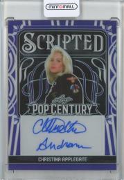 2024 Leaf Metal Pop Century Brande Roderick Christina Applegate  Scripted Autograph/Purple/SC-CA2【001/007】