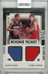 2021-22 PANINI Contenders Jaren Suggs & Corey Kispert Rookie Dual Swatches