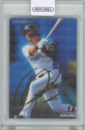 2020 カルビー プロ野球チップス第2弾 / 中田翔(北海道日本ハムファイターズ) 金箔サイン入りスターカード