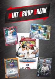 MINT GROUP BREAK グループブレイク MLB 2025 TOPPS BOWMAN BASEBALL HOBBY 1ケース 【ランダムチーム式】