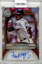 2025 Topps Tribute Baseball	Fred Mcgriff	Autograph	53/75