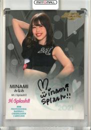 2021 BBM チアリーダーカード DANCING HEROINE みなみ 直筆サインカード【19/90】 M-Splash