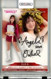 2024 BBM チアリーダーカード DANCING HEROINE OUKA 直筆サインカード【21/90】 Angels