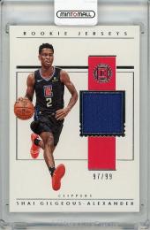 2018-19 PANINI Encased Shai Gilgeous-Alexander Player Worn Material【97/99】