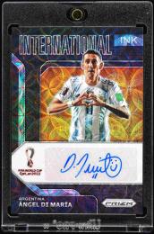  2022 Panini Prizm World Cup I-ADM Angel Di Maria International Ink Prizms Choice Black 1of1