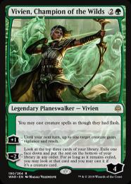 MTG 野獣の擁護者、ビビアン　foil 野獣の擁護者、ビビアン (Vivien, Champion of the Wilds) · War
