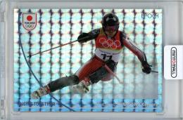 2024 TEAM JAPAN オフィシャルトレーディングカード WINTER OLYMPIANS 皆川賢太郎 ホログラム版:B 60枚限定【59/60】スキー・アルペン