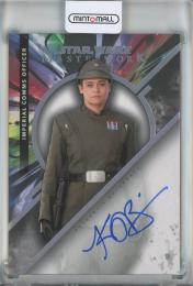 2021 Topps Star Wars Masterwork Katy O'Brian as Imperial Comms Officer Autographs #MWAKO