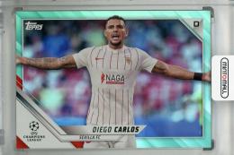 2021-22 Topps UEFA Champions League Sevilla FC Diego Carlos Base Aqua(パラレル版) 267/299