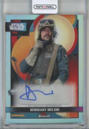 2025 Topps Star Wars Smuggler's Outpost Duncan Pow as Sergeant Melshi Finest Autographs #FADP