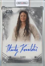 2025 Topps Star Wars Smuggler's Outpost Mandy Kowalski as Camie Stellar Signatures Autographs #SSAKOW