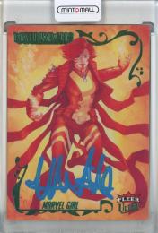 2024 Fleer Ultra Marvel Matriarchs Meghan Hetrick/Marvel Girl Green Foil Autographs #84【23/80】