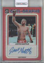 2023 Donruss Optic UFC Justin Gaethje Opti-Graphs Red #OGJGT【197/199】