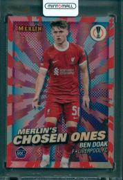 2023-24 TOPPS Merlin UEFA Club Competitions Ben Doak Merlins Chosen Ones Red Refractor【5/5】 Liverpool FC