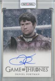 2023 Rittenhouse Game of Thrones Art and Images Daniel Portman as Podrick Payne Full Bleed Autographs