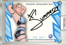 2025 BBM 女子プロレス キラ・サマー 直筆サインカード【67/99】