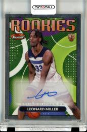 2023-24 Topps Finest Leonard Miller Rookie Finest Autograph  Timberwolves
