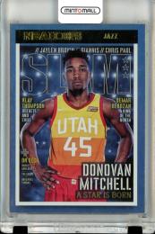 2021-22 Panini Hoops Donovan Mitchell SLAM Holo Parallel Jazz