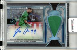 2023-24 Topps Museum Collection Gianluigi Donnarumma Momentous Material Jumbo Autograph【072/199】 Paris Saint-Germain