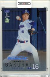 2026 BBM ベースボールカード 1STバージョン 櫻井頼之介 #266 ルーキーパラレル ホロブルー箔版【135/200】 中日