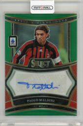 2024-25 Panini Select Serie A Soccer Paolo Maldini Serie A Signatures Green 【4/5】 AC Milan