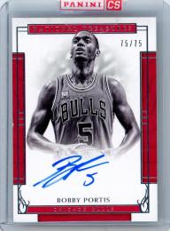 2016-17 PANINI National Treasures Bobby Portis Signature 75枚限定 /75 ラストナンバー
